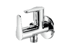 2 in 1 Angle Cock with Wall Flange