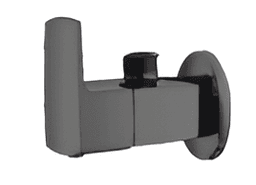 Angle Cock with Wall Flange