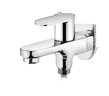 Angle Cock with Wall Flange